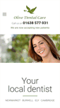 Mobile Screenshot of olivedentalcare.co.uk